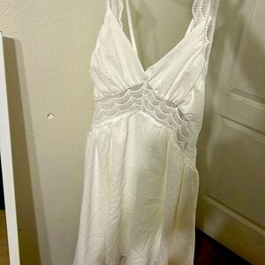 White Lace dress, size L